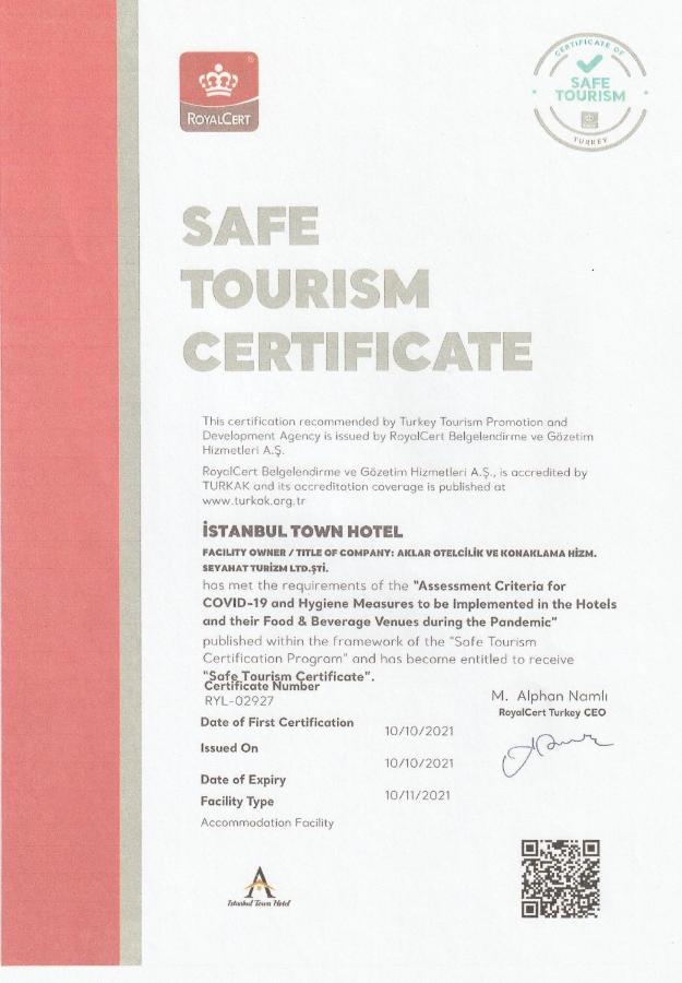 Istanbul Town Hotel Luaran gambar